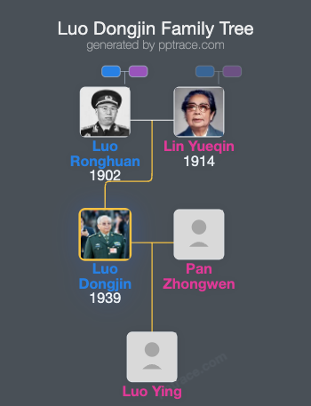 Luo Dongjin family tree overview