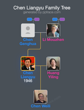 Chen Liangyu family tree overview