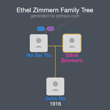 Ethel Zimmern family tree overview