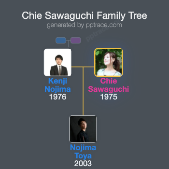 Chie Sawaguchi family tree overview