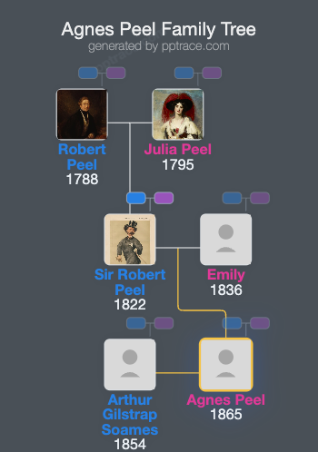 Agnes Peel family tree overview