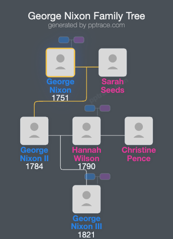 George Nixon family tree overview