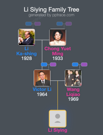 Li Siying family tree overview