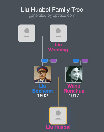 Liu Huabei family tree overview