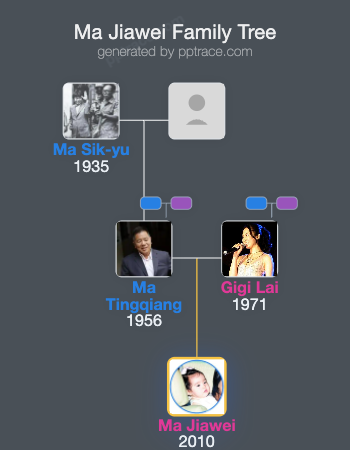 Ma Jiawei family tree overview