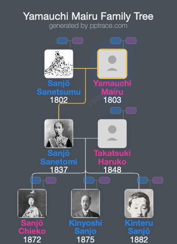 Yamauchi Mairu family tree overview