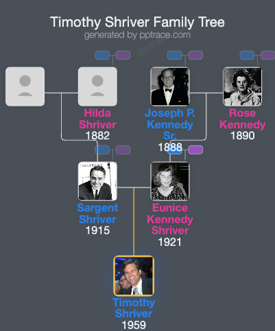 Timothy Shriver family tree overview