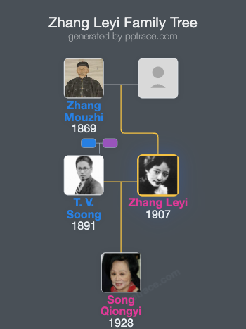 Zhang Leyi family tree overview