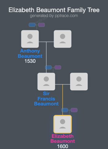 Elizabeth Beaumont family tree overview