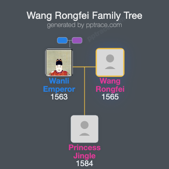 Wang Rongfei family tree overview