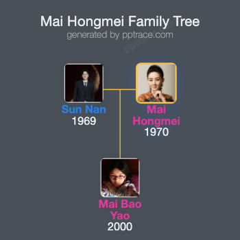 Mai Hongmei family tree overview