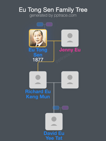 Eu Tong Sen family tree overview