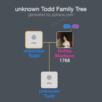 Unknown Todd family tree overview