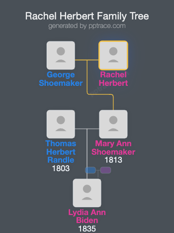Rachel Herbert family tree overview