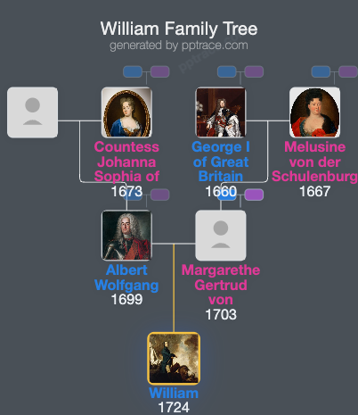 William, Count Of Schaumburg-Lippe family tree overview