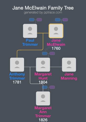 Jane McElwain family tree overview