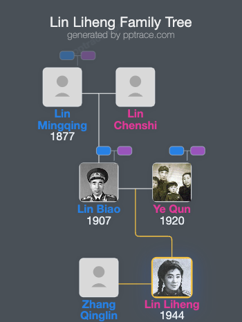 Lin Liheng family tree overview