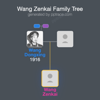 Wang Zenkai family tree overview