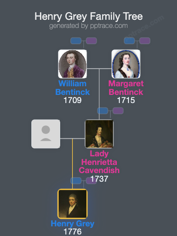 Henry Grey family tree overview