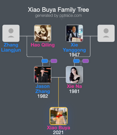 Xiao Buya family tree overview