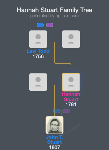 Hannah Stuart family tree overview