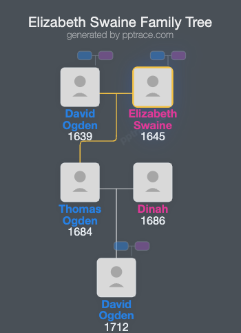 Elizabeth Swaine family tree overview