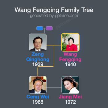 Wang Fengqing family tree overview