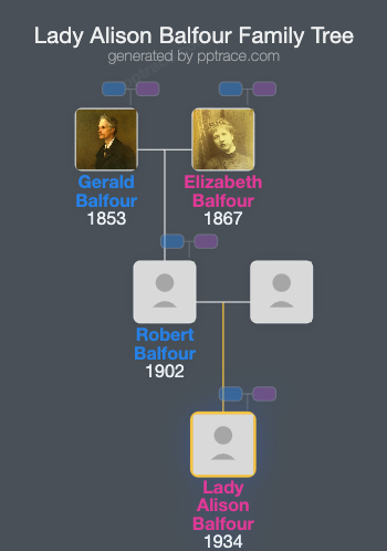 Lady Alison Balfour family tree overview