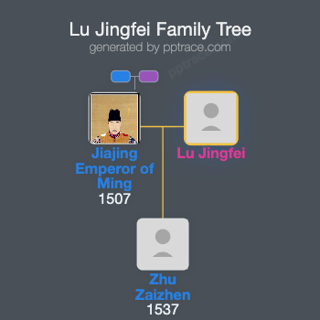 Lu Jingfei family tree overview