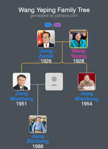 Wang Yeping family tree overview