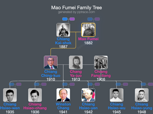 Mao Fumei family tree overview