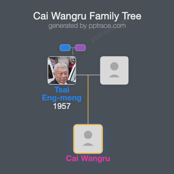 Cai Wangru family tree overview