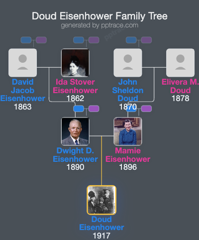 Doud Eisenhower family tree overview