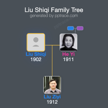 Liu Shiqi family tree overview