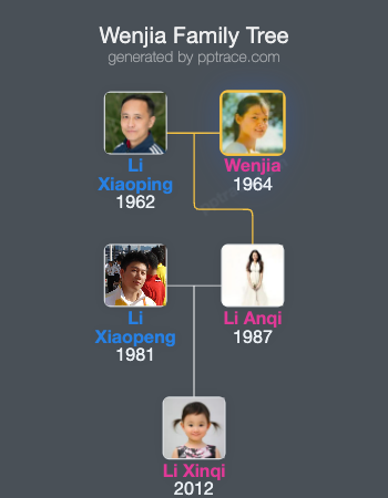 Wenjia family tree overview