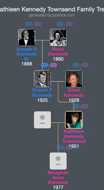 Kathleen Kennedy Townsend family tree overview