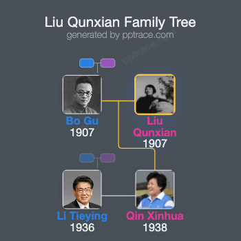 Liu Qunxian family tree overview