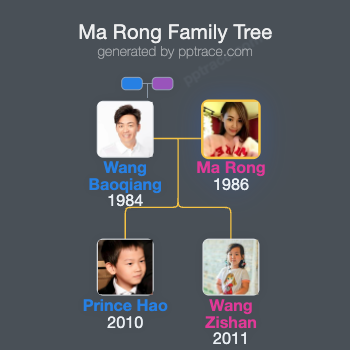 Ma Rong family tree overview