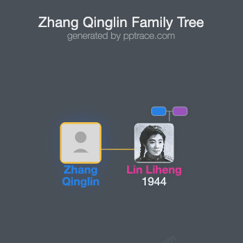 Zhang Qinglin family tree overview