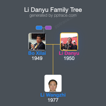 Li Danyu family tree overview