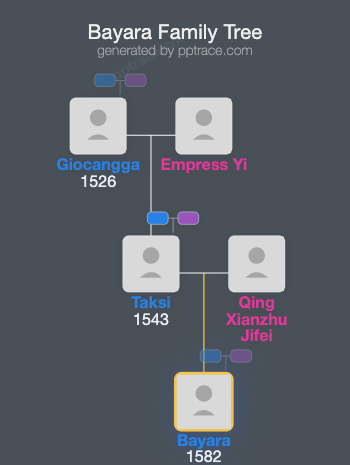 Bayara family tree overview