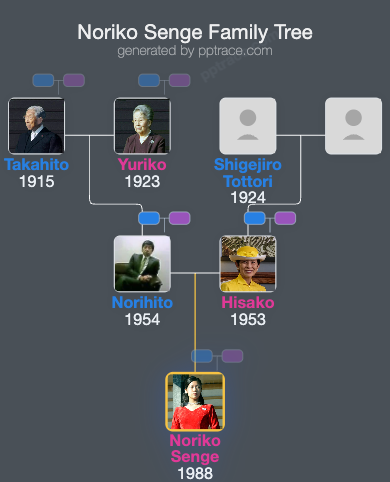 Noriko Senge family tree overview