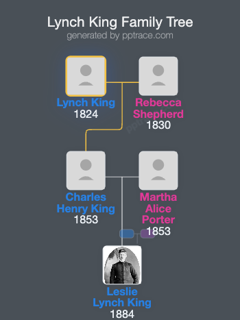 Lynch King family tree overview