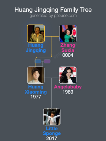 Huang Jingqing family tree overview