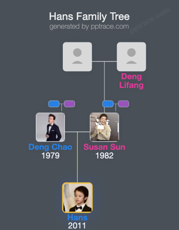 Hans family tree overview