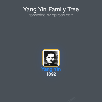 Yang Yin family tree overview