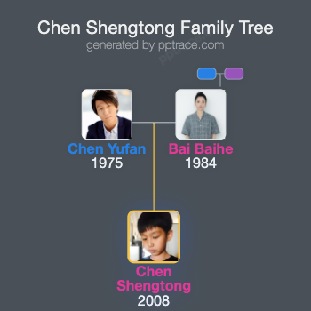 Chen Shengtong family tree overview