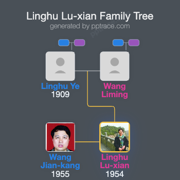Linghu Lu-xian family tree overview