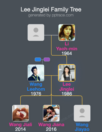 Lee Jinglei family tree overview