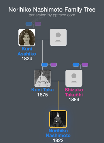 Norihiko Nashimoto family tree overview